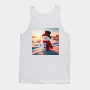 Building Snowmen in the Winter Wonderland Tank Top